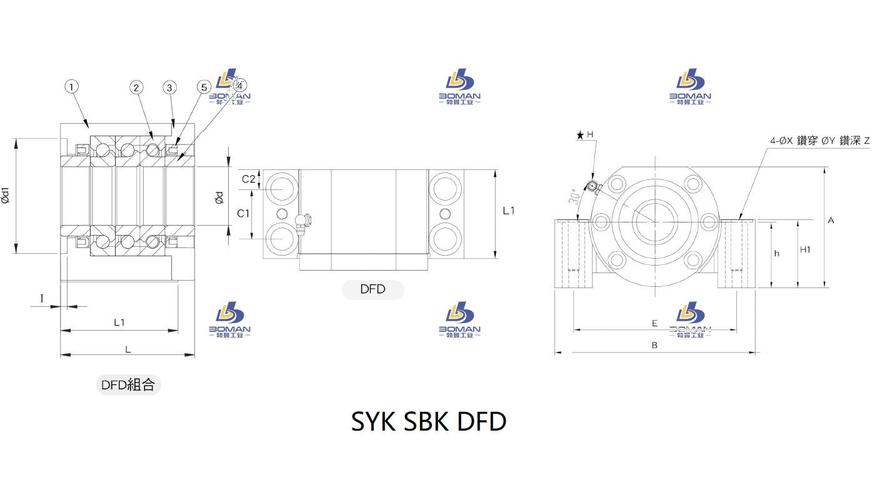 b syk支撑座电机座